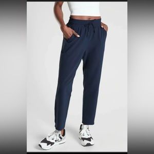 Athleta Navy Straight Leg Pants